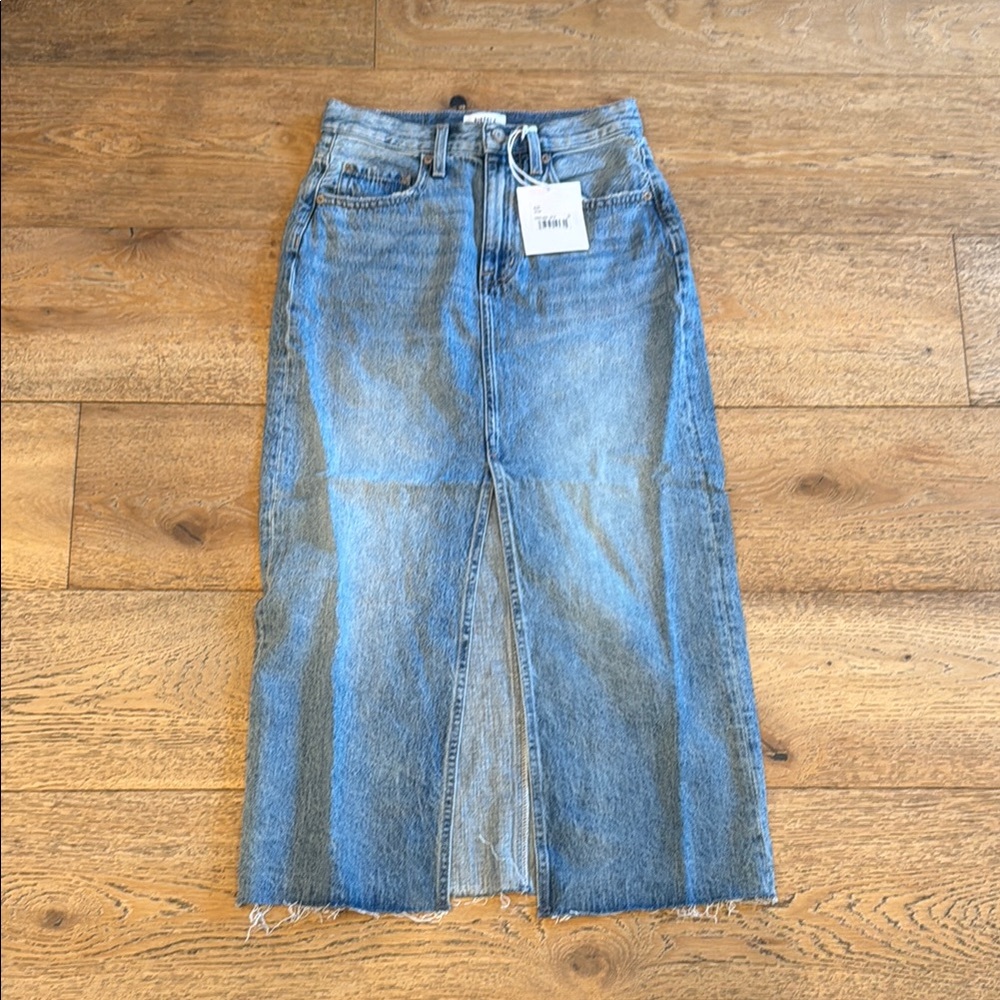 Pistola Blue Midi Skirt